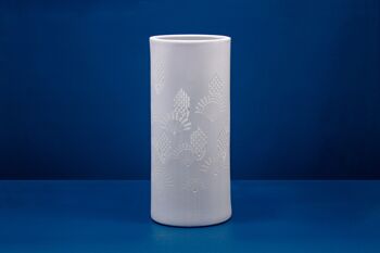 Lampe De Table Cylindre En Porcelaine Conception D'Art Vectoriel 3