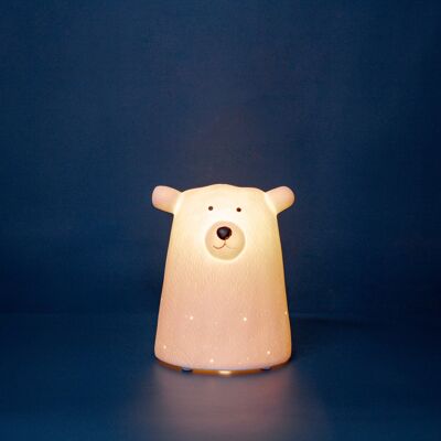 Lámpara de noche infantil con diseño de oso
