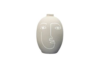 Home Accessoire Vase Long Face Beige