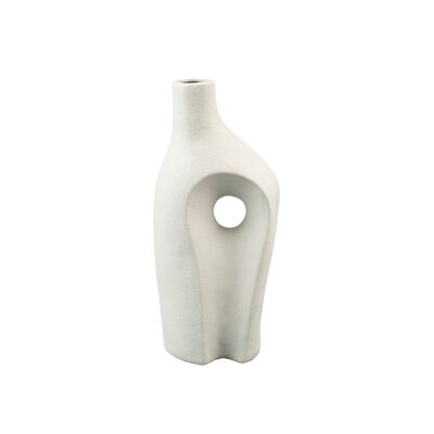 HA005 Wohnaccessoire Lange Vase Weiß