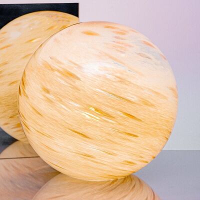 Handblown Glass Shimmery Table Lamp GL027