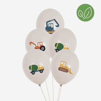 5 Balloons: construction site