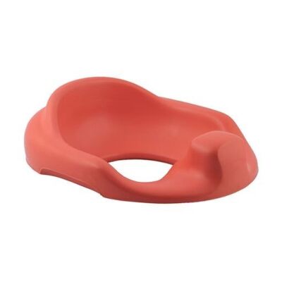 Toilet Trainer Bumbo® for 18m-3a: Ergonomic and Non-Slip - Warm and Comfortable Feeling in the Transition to the Toilet - CORAL- CORAL TOILET ADAPTER