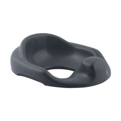 Toilet Trainer Bumbo® for 18m-3a: Ergonomic and Non-Slip - Warm and Comfortable Feeling in the Transition to the Toilet - SLATE GRAY - DARK GRAY TOILET ADAPTER