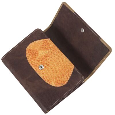 Sunsa Creations leather wallet. RFID protect wallet. Medium wallet. Ladies girls purse model "Gabi"