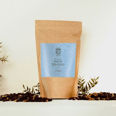 DECAF Decaffeinated coffee beans of distinguished character 250g bag
