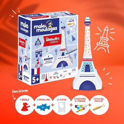 Kit créatif mako moulages Tour Eiffel