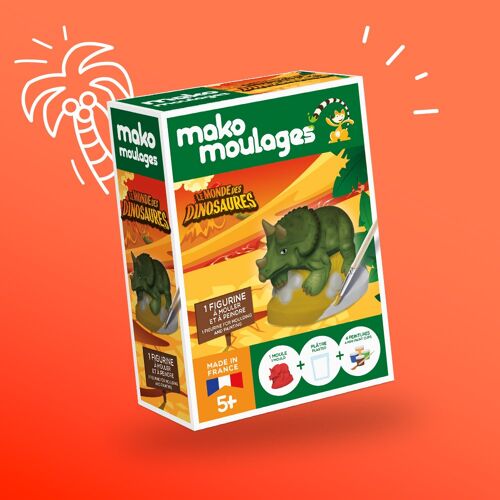 Kit créatif mako moulages Tricératops