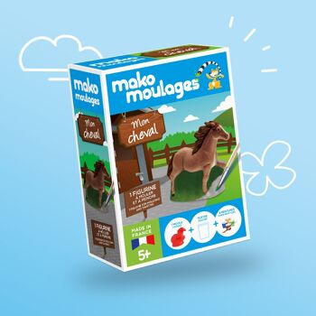 Kit créatif mako moulages Mon cheval 1