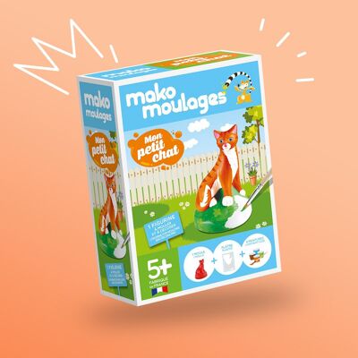 Kit créatif mako moulages Mon petit chat