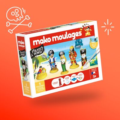 Coffret créatif mako moulages Pirates à bord