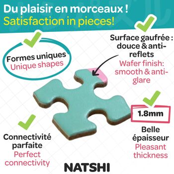 Puzzle 1000 pièces - Cool Corp - 70 x 50 cm - Pièces Gaufrées & Mates - Avec Poster & Sachet refermable 5