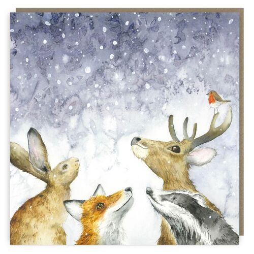 The First Snow Greeting Card