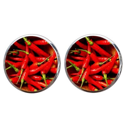 Chilli Cufflinks Red