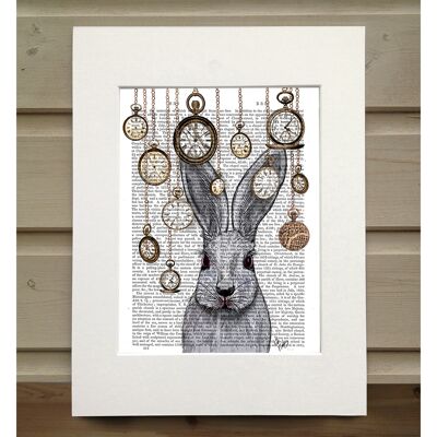 Rabbit Time, Book Print, Art Print, Wall Art