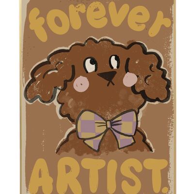 POSTER LABRAPOODLE 50X70CM