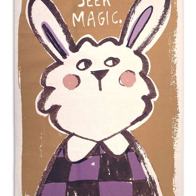 Organic Cotton/Canvas wallhanging/seek magic 100X70CM