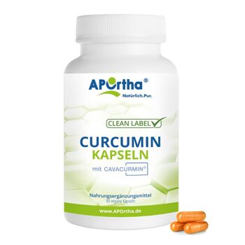 Capsules de curcumine avec CAVACURMIN® - 90 capsules végétaliennes 1