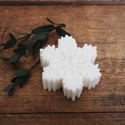 Sustainable candle | snowflakes