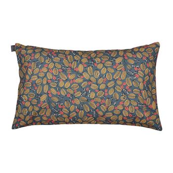 COUSSIN RECTANGULAIRE BIFACE SAUBRIGUES/ FLEURS 2