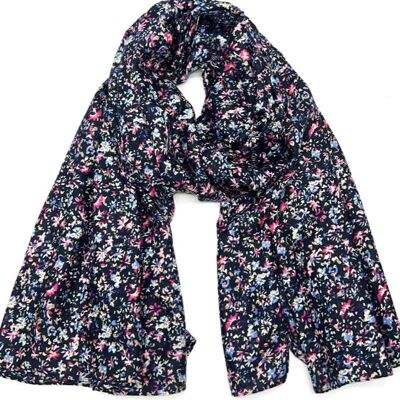 Shiny little flower pattern scarf