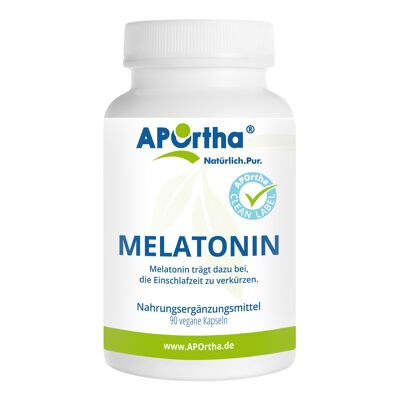 Capsules de mélatonine pour dormir 1 mg - 90 capsules végétaliennes