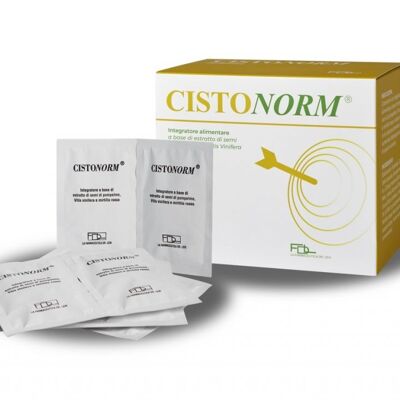 CISTONORM Food supplement for Cystitis Promote the well-being of the inner lining of the bladder and urinary tract, a waterproof protective barrier necessary to protect the urinary tract from infections such as cystitis, urethritis