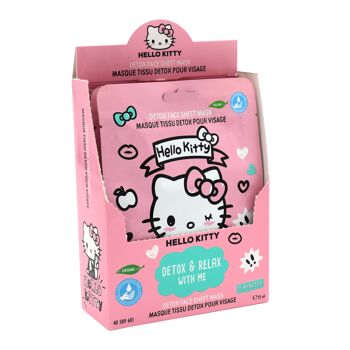 hello kitty masque tissu DETOX pour visage 25 ml 1