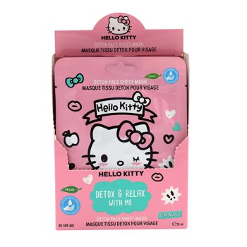 hello kitty masque tissu DETOX pour visage 25 ml 2