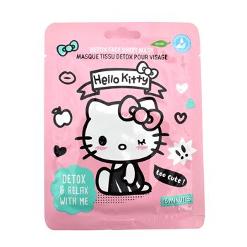 hello kitty masque tissu DETOX pour visage 25 ml 3