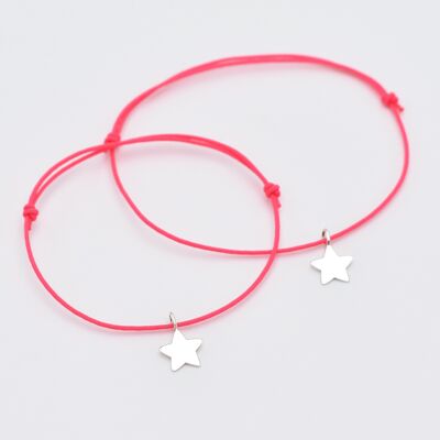 Duo de bracciali argento "Petite étoile"