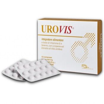 UROVIS Complète le régime avec des nutriments qui favorisent la solution naturelle pour certains troubles de la prostate 1