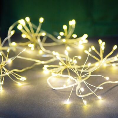 Cadena de luces LED doradas Allium Starburst - 2m