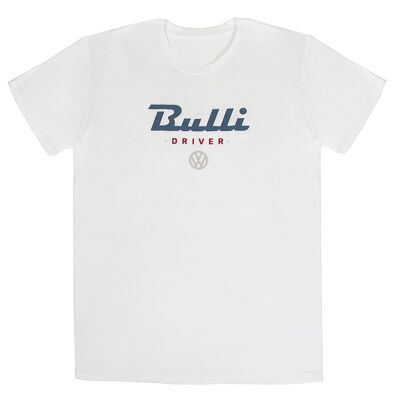 VOLKSWAGEN BUS VW T1 Bus Camiseta unisex (XL) - Bulli Fahrer/weiß