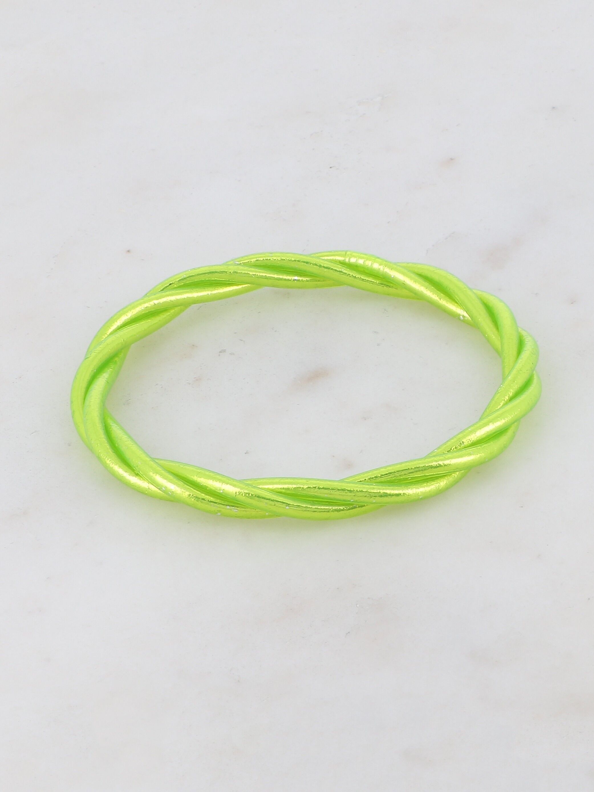 Gedrehter buddhistischer Armreif Größe XL - Neonanis