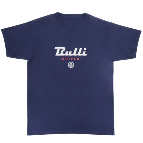 VOLKSWAGEN BUS VW T1 Bus Unisex T-Shirt (S) - Bulli Driver/blau