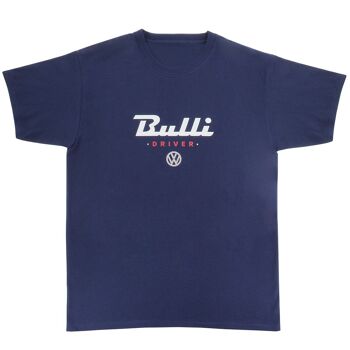 VOLKSWAGEN BUS VW T1 Bus Unisex T-Shirt (S) - Bulli Driver/blau 1