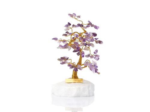 ARBRE DU BONHEUR ENV 13 cm AMETHYSTE