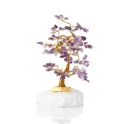 TREE OF HAPPINESS APPROX 13 cm AMETHYST