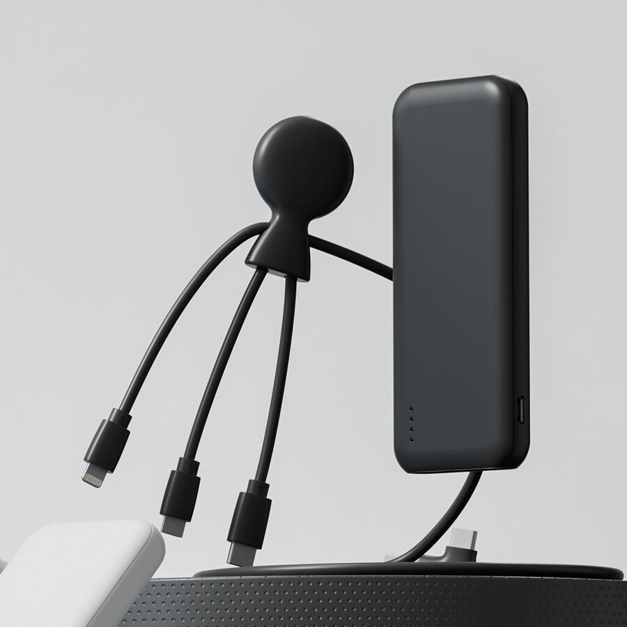 🔋Power Bank 7000mAh Mr Bio Pack Long 1m HEPTA - Noir 🔋