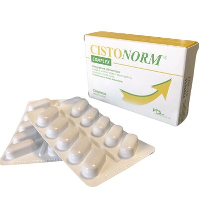 CISTONORM COMPLEX Food supplement for Cystitis Promote the well-being of the inner lining of the bladder and urinary tract, a waterproof protective barrier necessary to protect the urinary tract from infections such as cystitis, urethritis