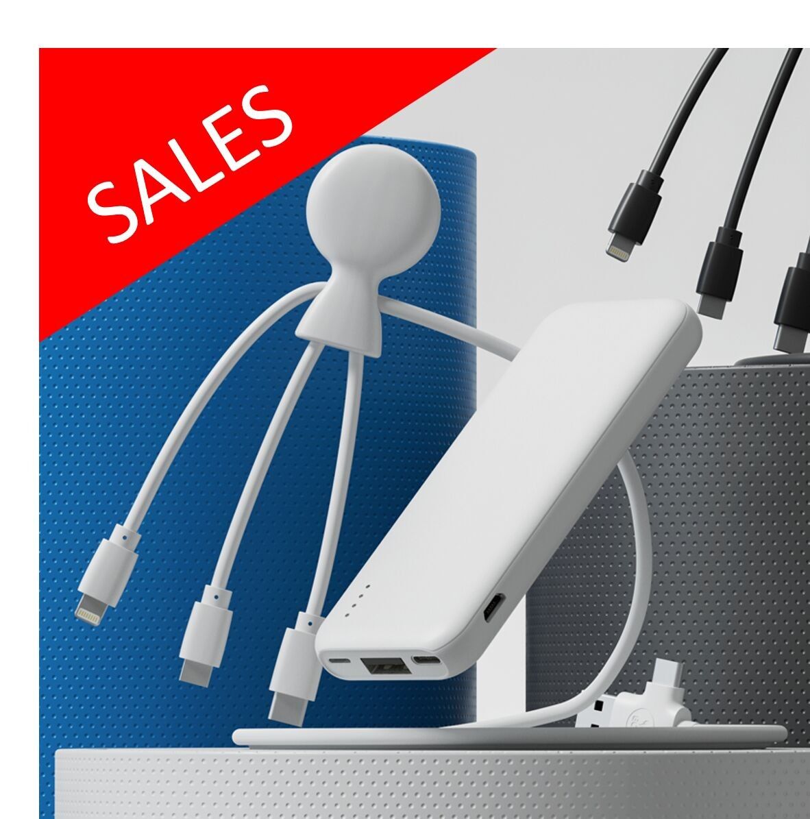 🔋Powerbank 7000 mAh Mr Bio Pack Lang 1 m HEPTA - Weiß 🔋