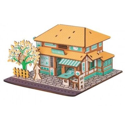 Confectionery building kit - wood color