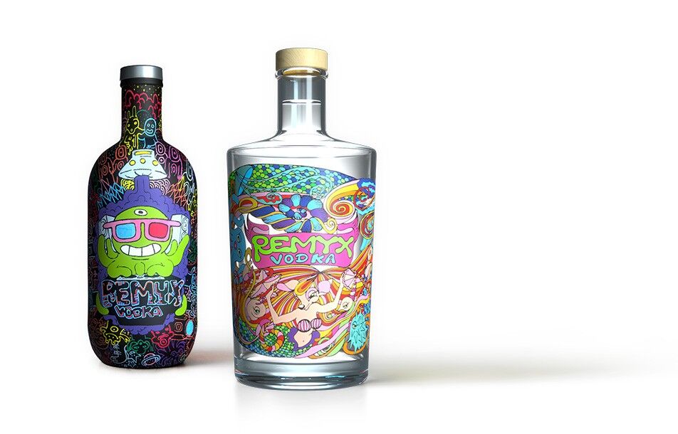 Remyx Cosmic Vodka 👾 + Aquatic 🧜🏼‍♀️ (misto)