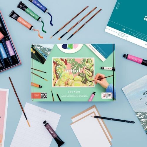 The Artful Let's Learn Gouache Starter Box