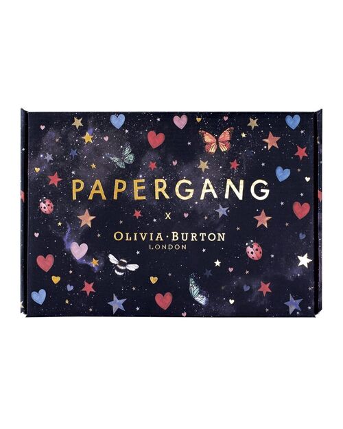 Papergang: A Stationery Selection Box - Night Garden with Olivia Burton Edition