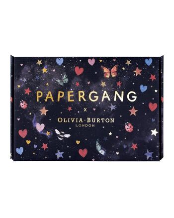 Papergang : Une boîte de sélection de papeterie - Night Garden avec Olivia Burton Edition 1