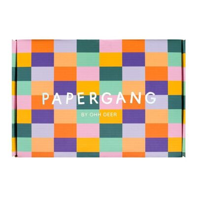 Papergang: una scatola di selezione di cancelleria - Edizione Bright Ideas (5930)