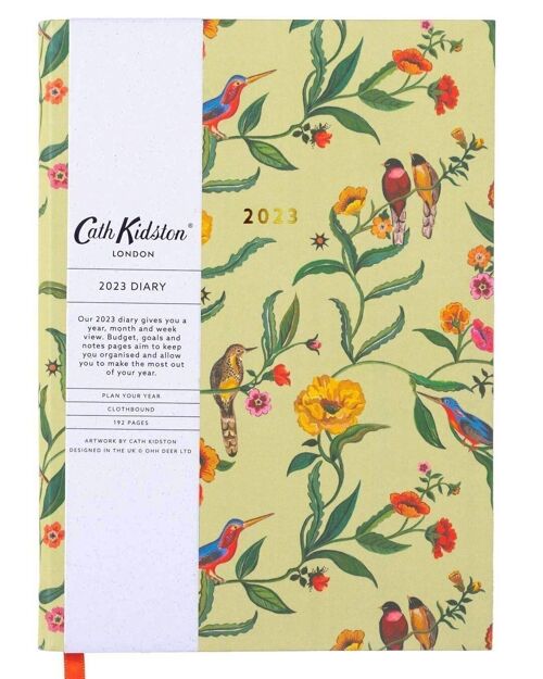 A5 2023 Diary - Cath Kidston - Summer Bird Print