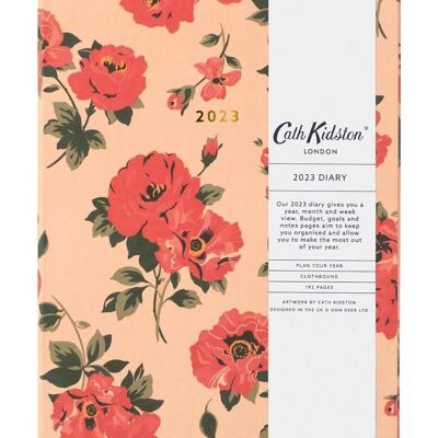 Agenda A5 2023 - Cath Kidston - Stampa floreale d'archivio